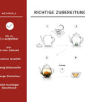 Teeblumen Mix Geschenkset - "ErblühTee" Weisser Tee - Teekränzchen