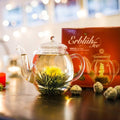 Teeblumen Mix Geschenkset - "ErblühTee" Weisser Tee - Teekränzchen