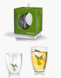 Thermoglas "HUMMI" 3 Farben - Teekränzchen