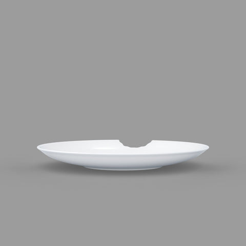 Tiefer Teller mit Biss 2er Set (24 cm) - Teekränzchen