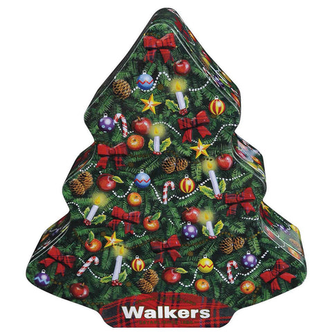 Walkers Shortbread „Christmas Tree“ Mini Shortbread 225g – Dose - Teekränzchen