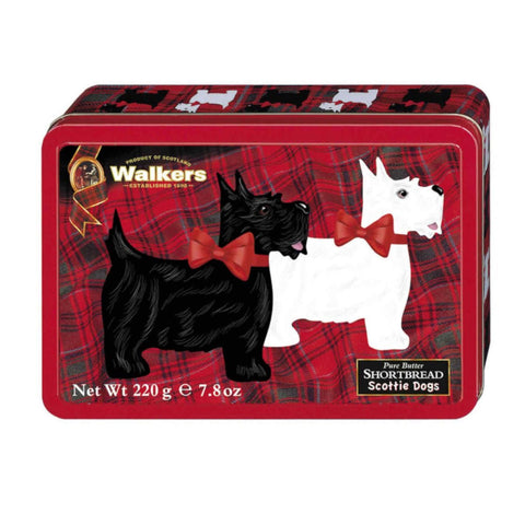 Walkers Shortbread Ltd. – Scottie Dog Mac Shaped 220g – Dose - Teekränzchen